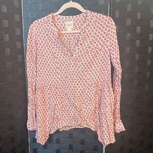 Maeve Anthropologie Maeve Laiken Henley tunic size 4 EUC